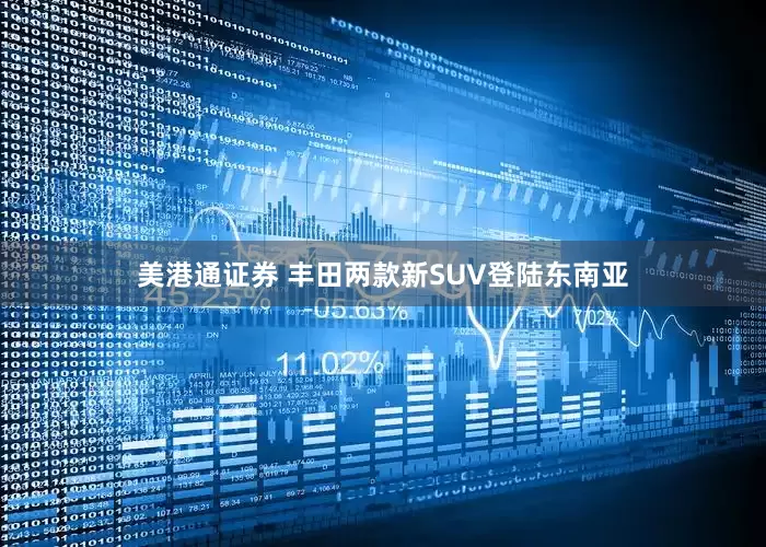美港通证券 丰田两款新SUV登陆东南亚